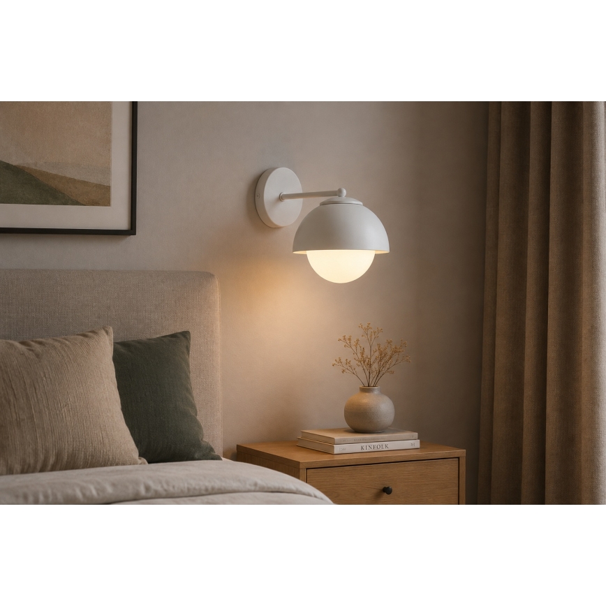 BRILAGI - Lampada da parete COSMO 1xE27/60W/230V bianca/dorata