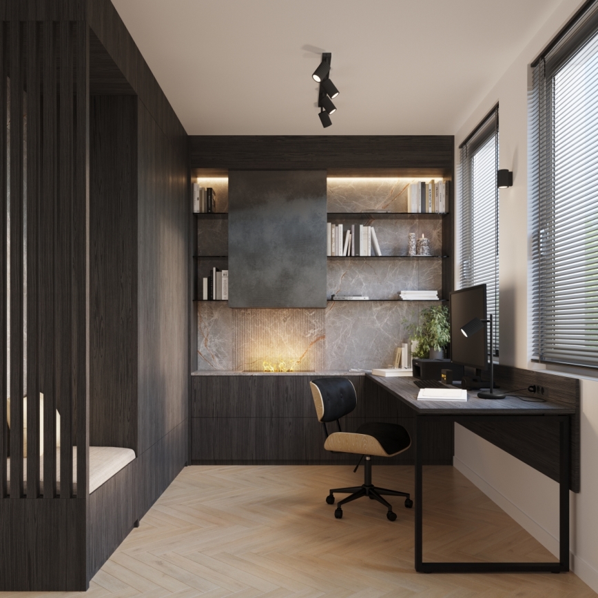 Brilagi - Lampada da parete CRESTO 1xGU10/10W/230V 10 cm nera