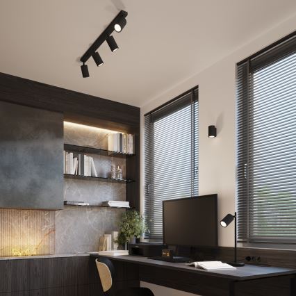 Brilagi - Lampada da parete CRESTO 1xGU10/10W/230V 10 cm nera