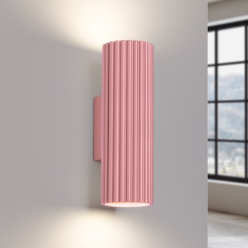Brilagi - Lampada da parete CRESTO 2xGU10/10W/230V 20 cm rosa