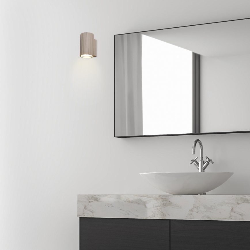 Brilagi - Lampada da parete CRISPINA 1xGU10/10W/230V 10 cm beige