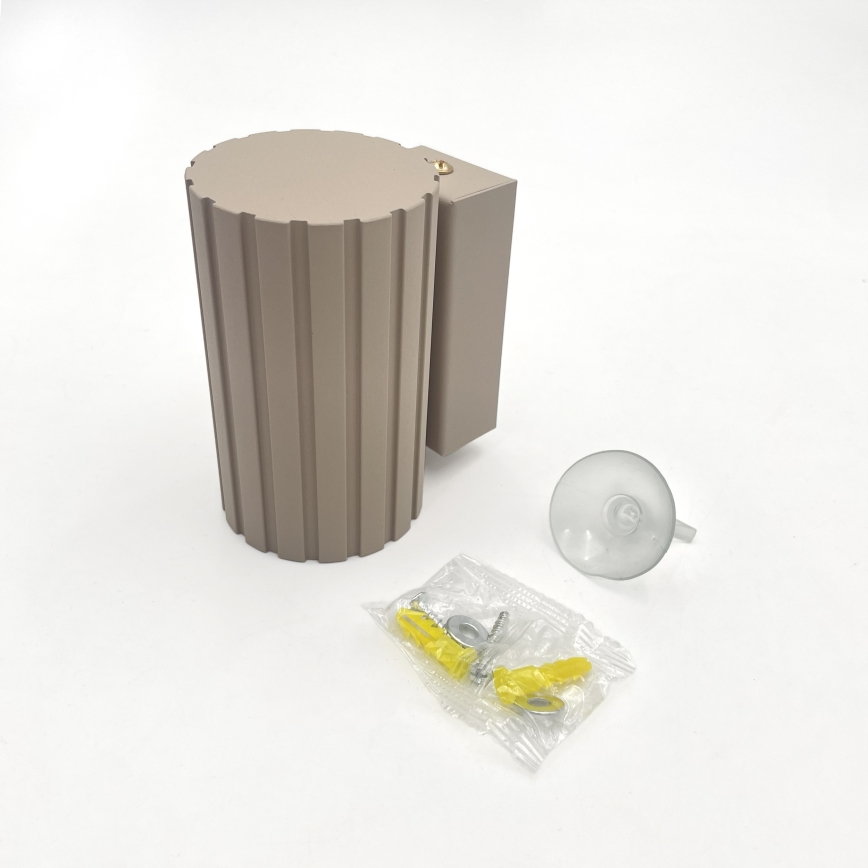 Brilagi - Lampada da parete CRISPINA 1xGU10/10W/230V 10 cm beige