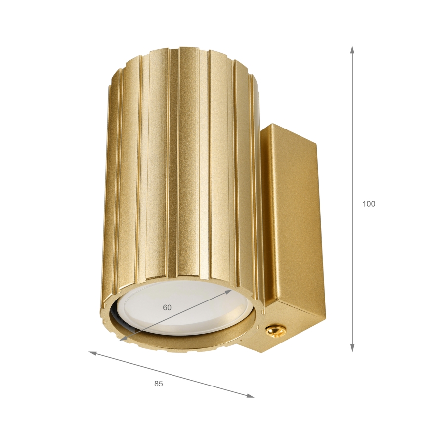 Brilagi - Lampada da parete CRISPINA 1xGU10/10W/230V 10 cm oro