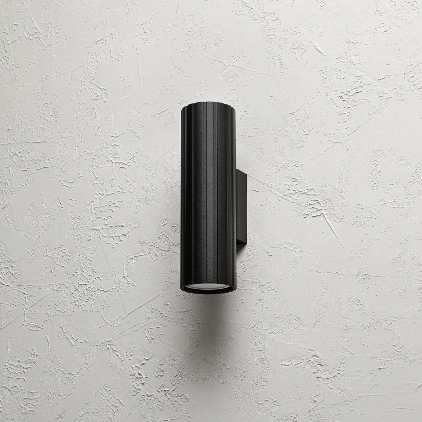 Brilagi - Lampada da parete CRISPINA 2xGU10/10W/230V 20 cm nera