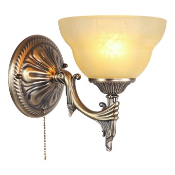 Brilagi - Lampada da parete DAHLIA 1xE27/40W/230V in ottone