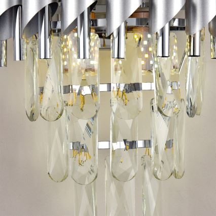 Brilagi - Lampada da parete ECLIPSE 2xE14/10W/230V argento