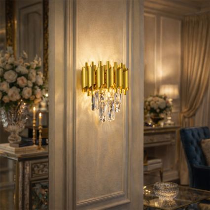 Brilagi - Lampada da parete ECLIPSE 2xE14/10W/230V dorata