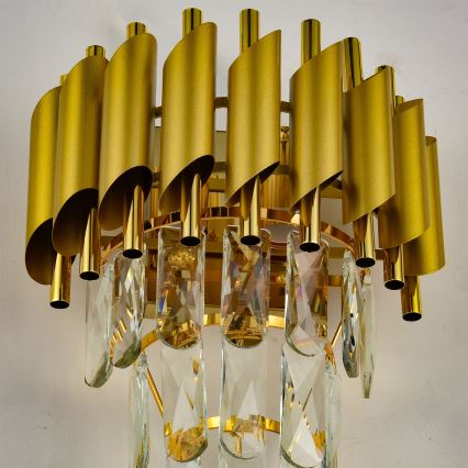 Brilagi - Lampada da parete ECLIPSE 2xE14/10W/230V dorata