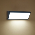 Brilagi - Lampada da parete esterna a LED con sensore TRIANGLE LED/42W/230V nera IP65
