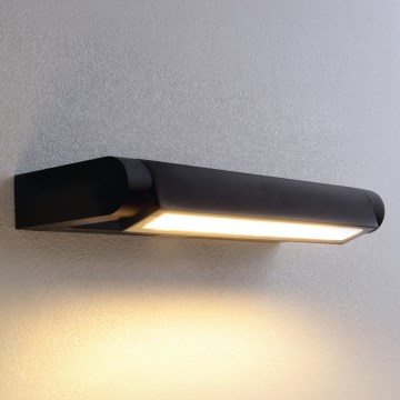BRILAGI - Lampada da parete esterna a LED per facciata SALERNO LED/12W/230V 35,5 cm nero IP65