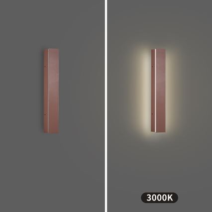 Brilagi - Applique da esterno a LED LINEAR LED/8W/230V 3000K IP65 30 cm marrone CRI 90