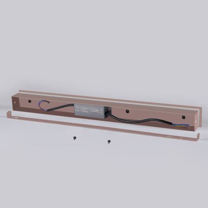 Brilagi - Applique da esterno a LED LINEAR LED/8W/230V 3000K IP65 30 cm marrone CRI 90