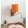 Brilagi - Lampada da parete flessibile a LED NUBILA 1xE27/25W/230V + LED/3W cromo opaco/arancione