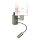 Brilagi - Lampada da parete flessibile LED per bambini BOBO 1xE27/25W/230V + LED/3W cromo opaco/bianco/a tema animali