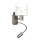 Brilagi - Lampada da parete flessibile LED per bambini BOBO 1xE27/25W/230V + LED/3W cromo opaco/bianco/unicorni