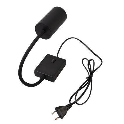 Brilagi - Lampada da parete flessibile con interruttore SELE 1xGU10/30W/230V nero/oro