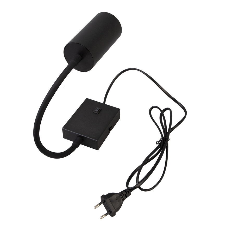 Brilagi - Lampada da parete flessibile con interruttore SELE 1xGU10/30W/230V nero/oro