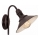 Brilagi - Lampada da parete FORGE 1xE27/60W/230V marrone