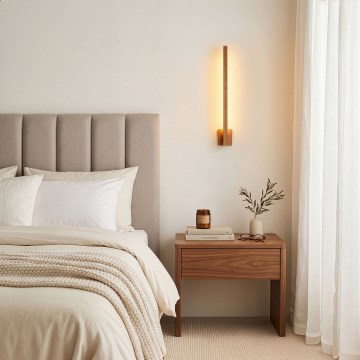 BRILAGI - Lampada da parete GARDALINE LED/90W/230V 100 cm rovere