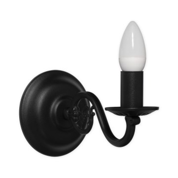 Brilagi - Lampada da parete IMPERO 1xE14/60W/230V nera