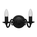 Brilagi - Lampada da parete IMPERO 2xE14/60W/230V nera