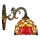 Brilagi - Lampada da parete in stile Tiffany con vetri colorati GARLAN 1xE27/40W/230V