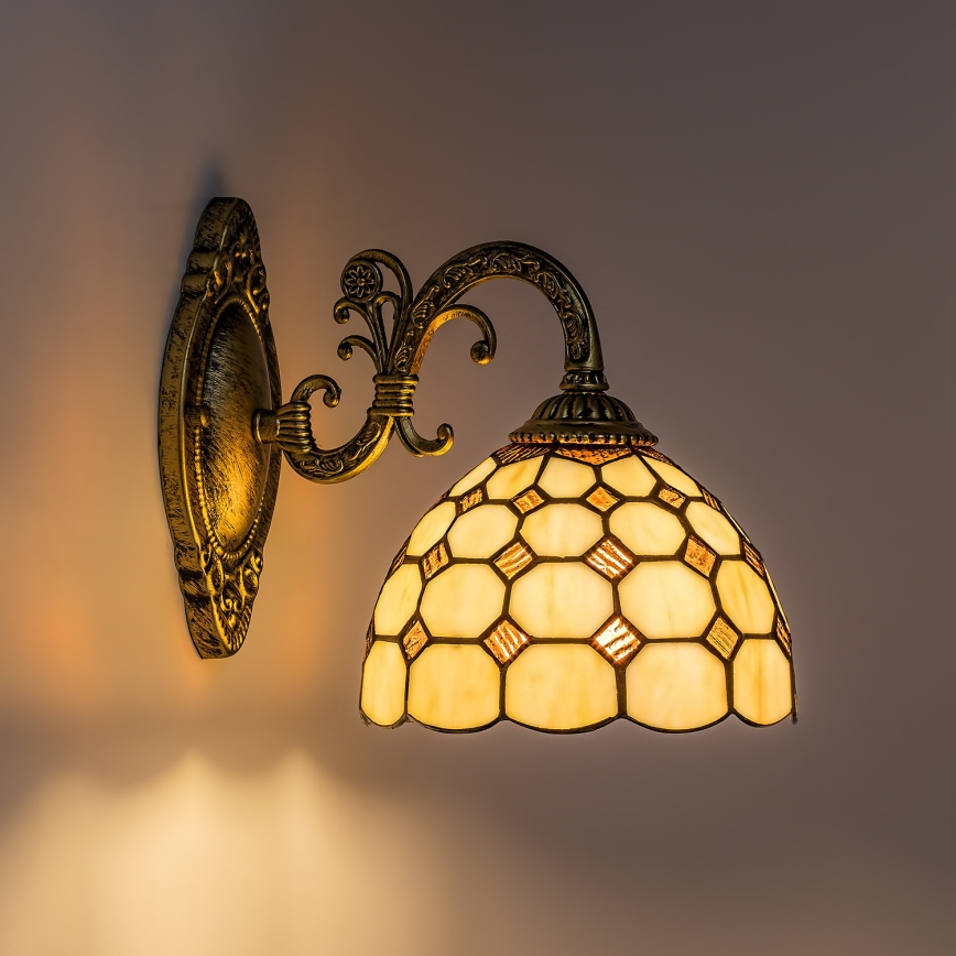 Brilagi - Lampada da parete in stile Tiffany DORAN 1xE27/40W/230V