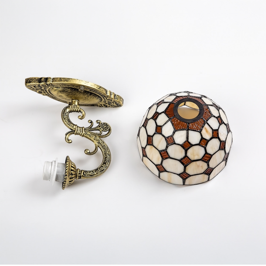 Brilagi - Lampada da parete in stile Tiffany DORAN 1xE27/40W/230V