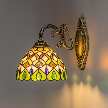 Brilagi - Lampada da parete in stile Tiffany MARGARET 1xE27/40W/230V