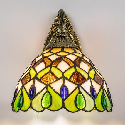 Brilagi - Lampada da parete in stile Tiffany MARGARET 1xE27/40W/230V