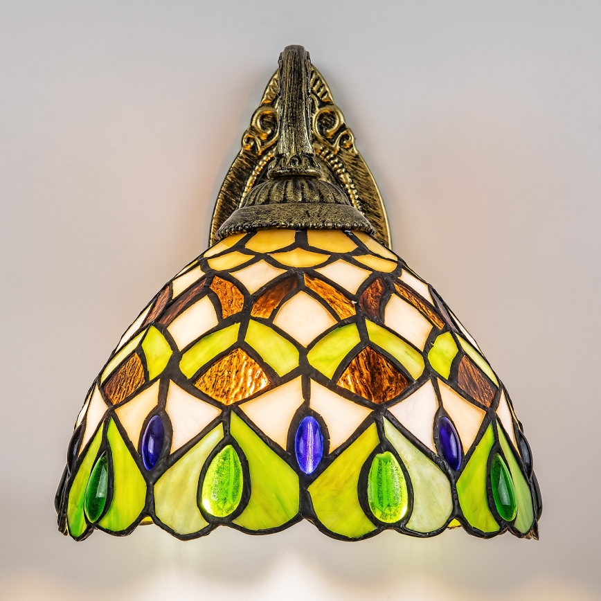 Brilagi - Lampada da parete in stile Tiffany MARGARET 1xE27/40W/230V