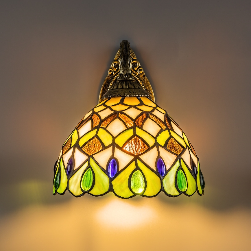 Brilagi - Lampada da parete in stile Tiffany MARGARET 1xE27/40W/230V
