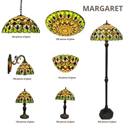 Brilagi - Lampada da parete in stile Tiffany MARGARET 1xE27/40W/230V