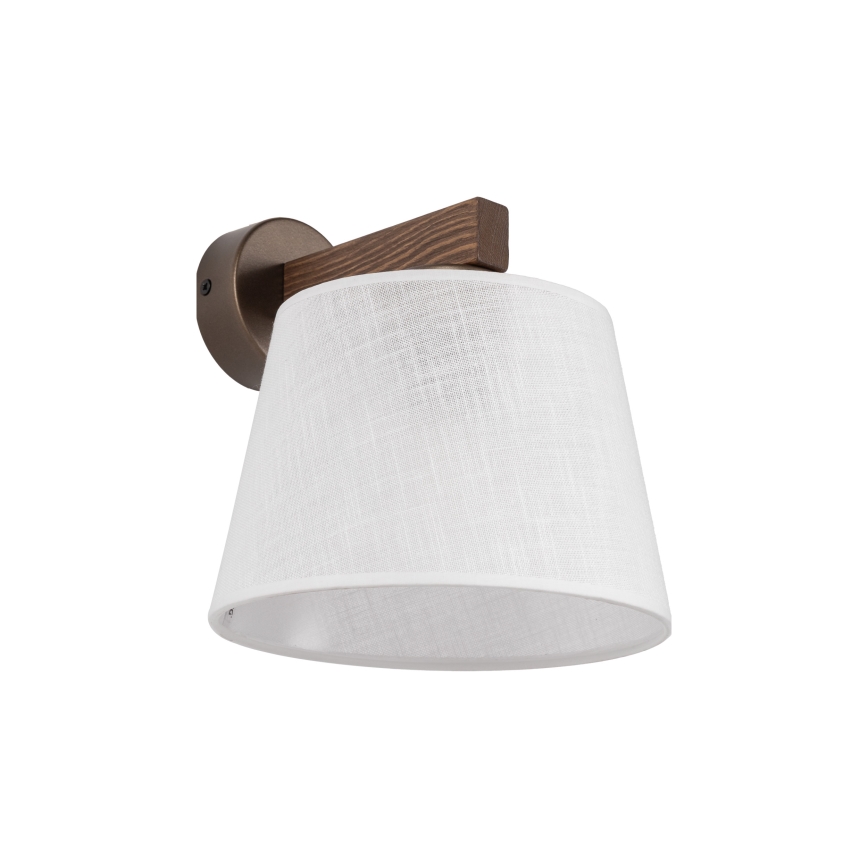 Brilagi - Lampada da parete LATTE 1xE27/15W/230V pino/bianco