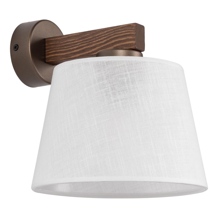 Brilagi - Lampada da parete LATTE 1xE27/60W/230V pino/bianco
