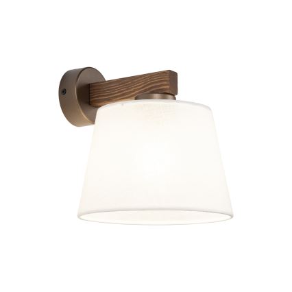 Brilagi - Lampada da parete LATTE 1xE27/60W/230V pino/bianco