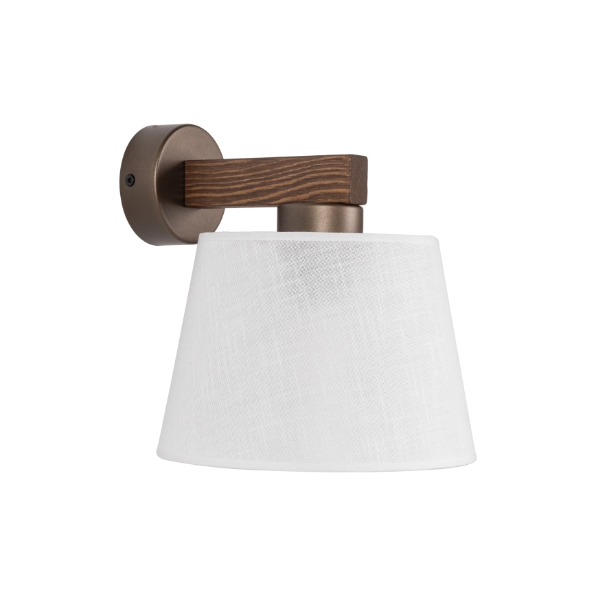Brilagi - Lampada da parete LATTE 1xE27/60W/230V pino/bianco