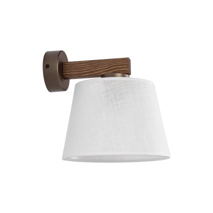 Brilagi - Lampada da parete LATTE 1xE27/60W/230V pino/bianco