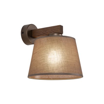 Brilagi - Lampada da parete LATTE 1xE27/60W/230V pino/marrone