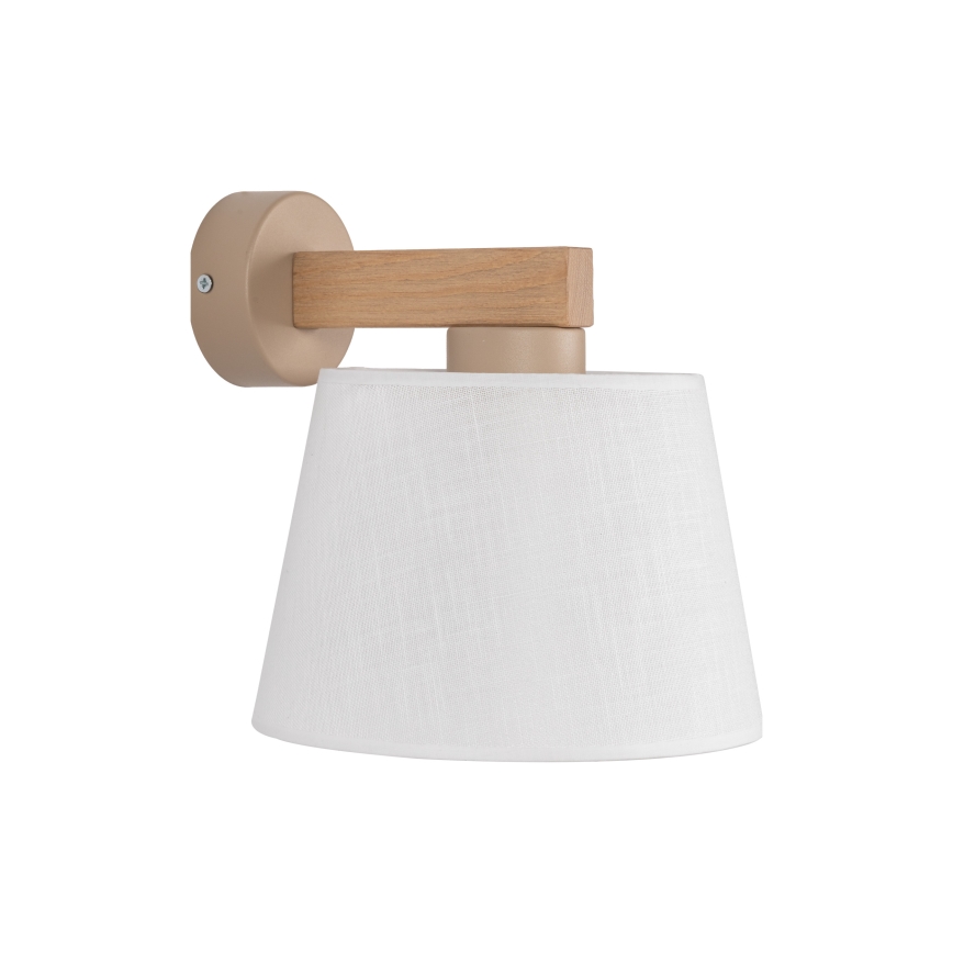 Brilagi - Lampada da parete LATTE SABIA 1xE27/15W/230V pino/bianco