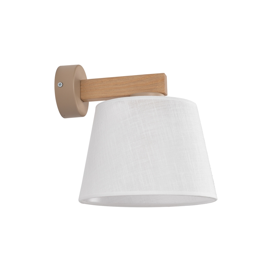 Brilagi - Lampada da parete LATTE SABIA 1xE27/15W/230V pino/bianco