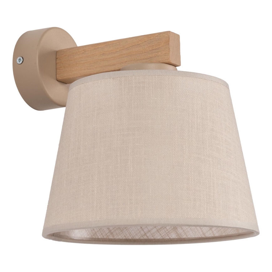Brilagi - Lampada da parete LATTE SABIA 1xE27/60W/230V pino/beige
