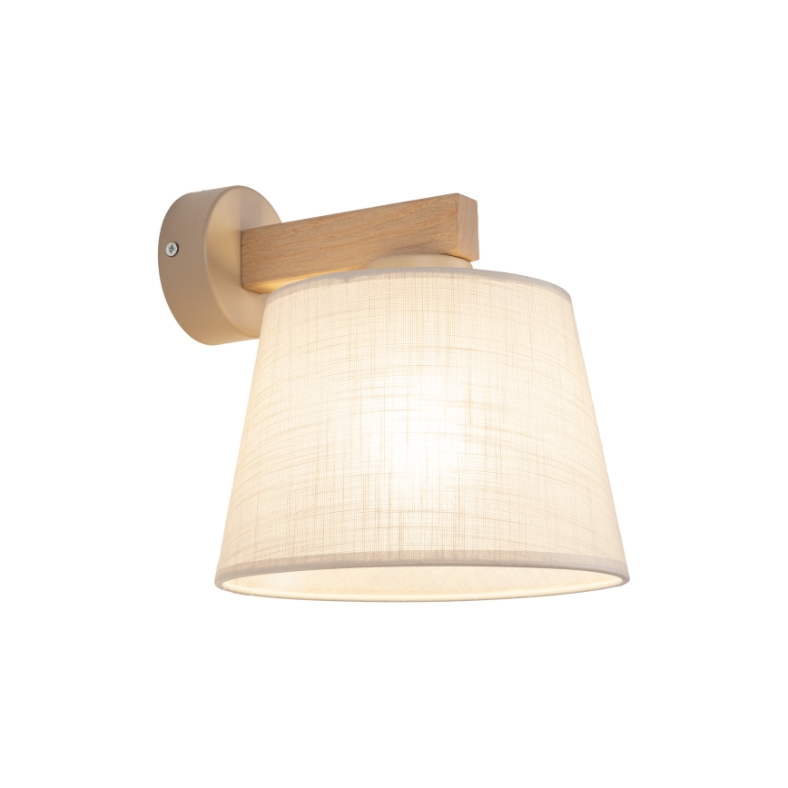 Brilagi - Lampada da parete LATTE SABIA 1xE27/60W/230V pino/beige