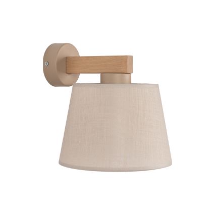 Brilagi - Lampada da parete LATTE SABIA 1xE27/60W/230V pino/beige
