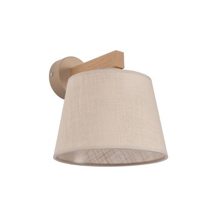 Brilagi - Lampada da parete LATTE SABIA 1xE27/60W/230V pino/beige