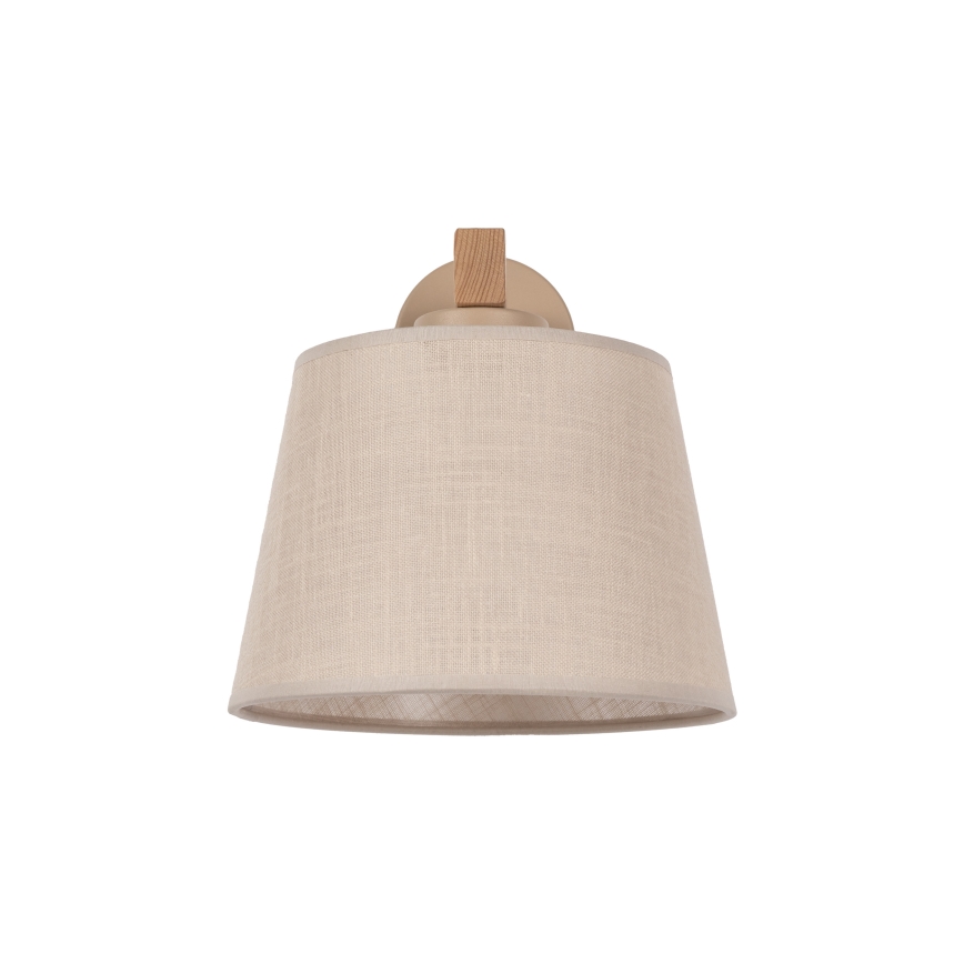 Brilagi - Lampada da parete LATTE SABIA 1xE27/60W/230V pino/beige