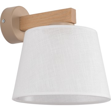 Brilagi - Lampada da parete LATTE SABIA 1xE27/60W/230V pino/bianco
