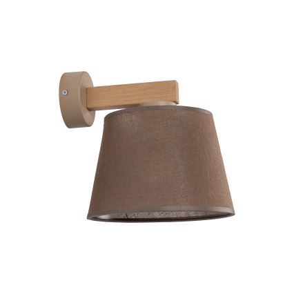 Brilagi - Lampada da parete LATTE SABIA 1xE27/60W/230V pino/marrone