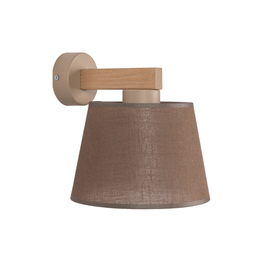 Brilagi - Lampada da parete LATTE SABIA 1xE27/60W/230V pino/marrone