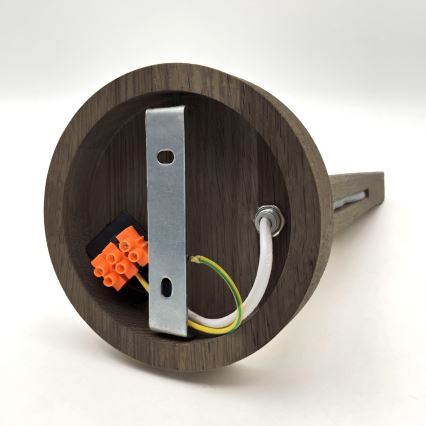Brilagi - LED Lampada da parete ANTHONY 1xE14/40W/230V rovere noce/beige